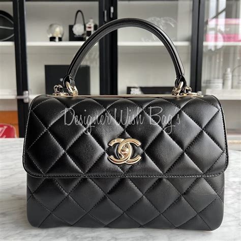 chanel trendy cc small black|Chanel trendy cc mini bag.